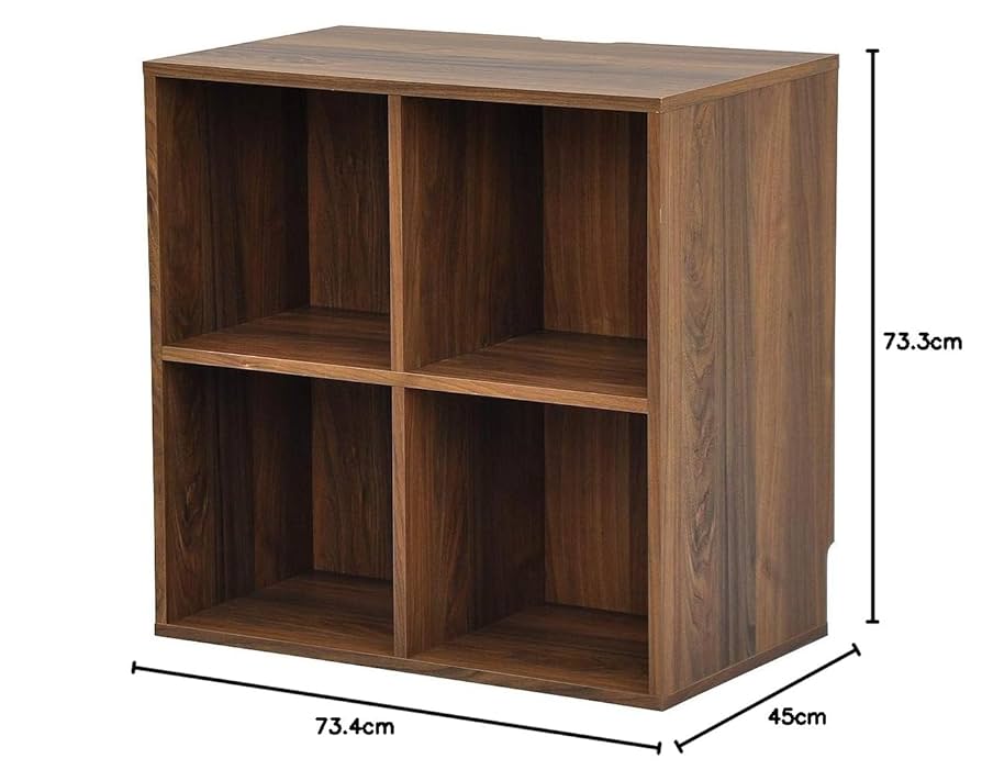 Amazon｜4マスレコードラック&プレーヤー台 DULPA400P (ブラウン